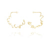 Gold Tight Curve Hoops
